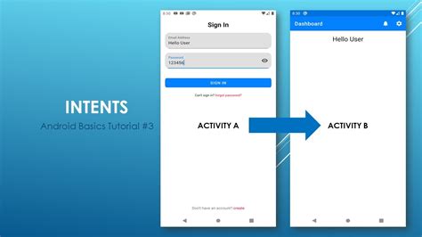 Android Studio Tutorial Intents Sending Data Between Activities