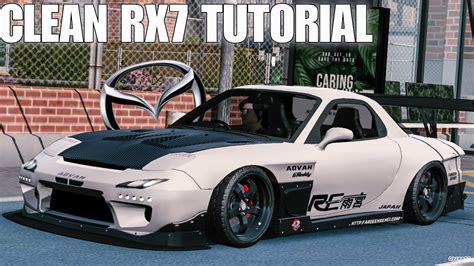 Mazda Rx Re Realistic Clean Build Tutorial Easy Design Car Parking