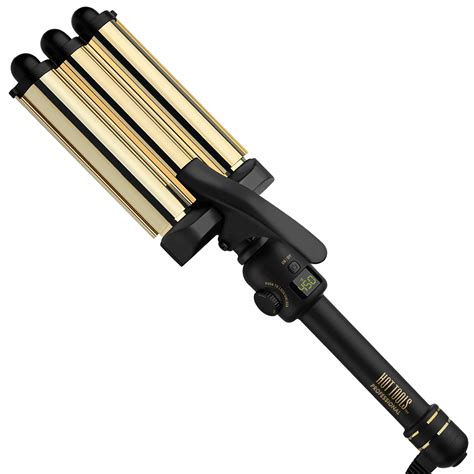 Hot Tools Pro Artist K Gold Digital Barrel Hair Waver Long Lasting Defined Waves Jumbo