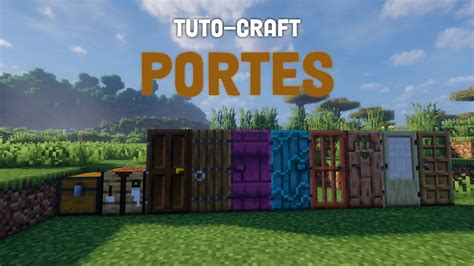 Comment Construire Une Porte Sur Minecraft Tuto Craft 119 El