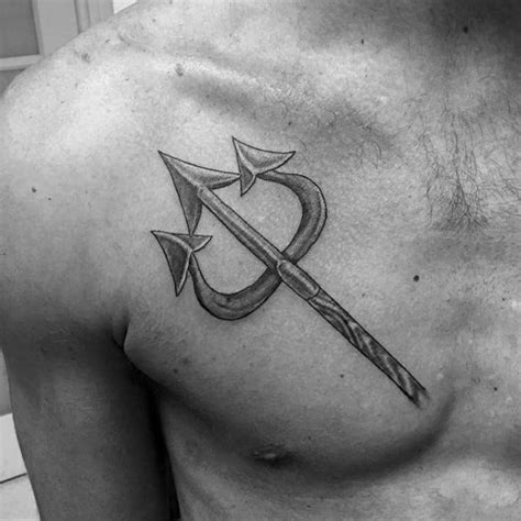 40 Trident Tattoo Designs For Men - Neptune Ink Ideas