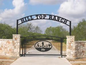 Custom Ranch Gate Entrance Sign Photos