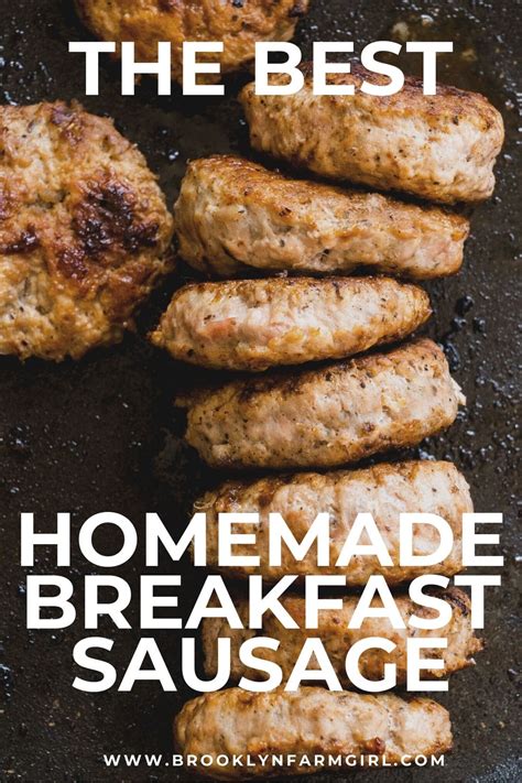 How To Make Homemade Breakfast Sausage Brooklyn Farm Girl