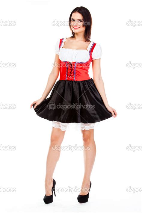 Woman in traditional Bavarian dress — Stock Photo © korvin79 #17973807