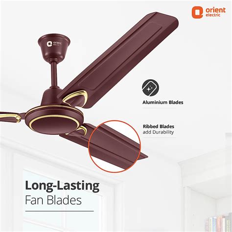 Buy Orient Rapid Air Deco Mm Blades W Brown Ceiling Fans