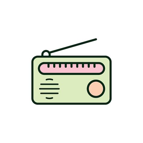 Premium Vector Radio Icon Vector Design Templates On White Background