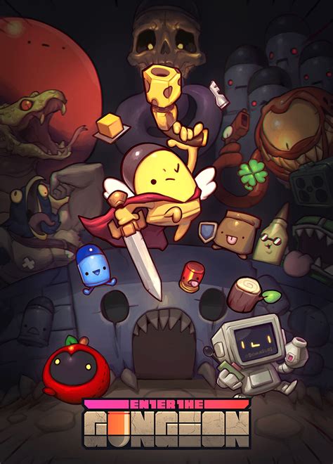 Artstation Enter The Gungeon Game Fanart