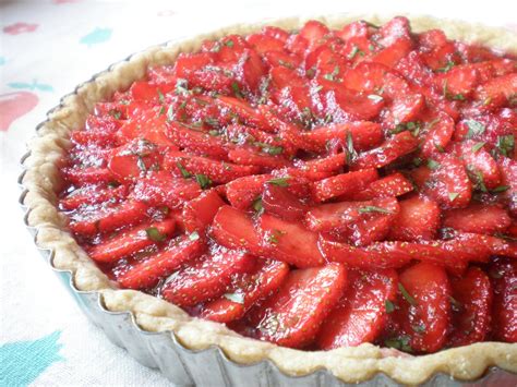 Madison Dinner Club Strawberry Almond Tart June 25 2010