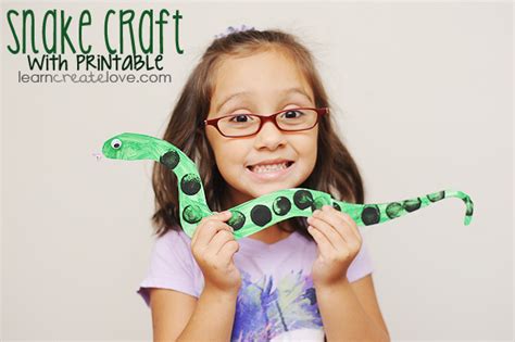 Printable Snake Craft