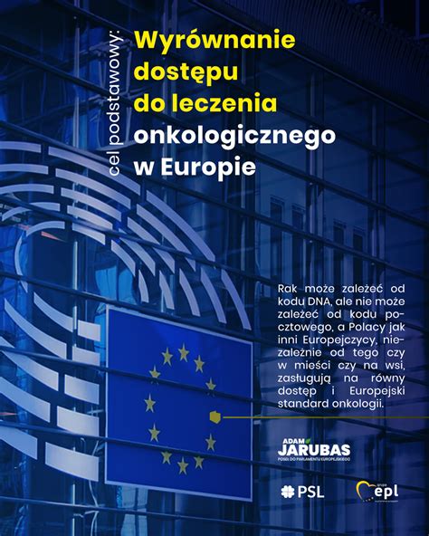 Europejski Program Walki Z Rakiem Adam Jarubas