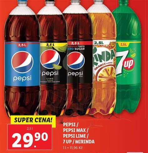 Pepsi max nabídky v Lidl