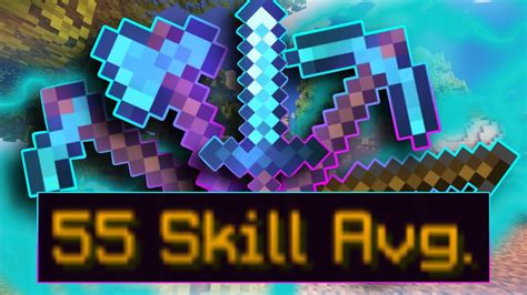 FINALLY Skill Average 55 Hypixel Skyblock Stream Highlights 3 YouTube