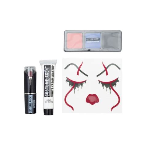 Evil Clown Makeup Kit - Costume Agent - Classic Evil Clown Cosmetic Set