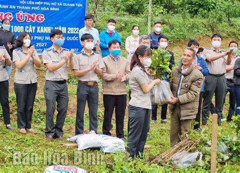 Trồng được gần 100 nghìn cây xanh chào mừng thành công Đại hội Phụ nữ