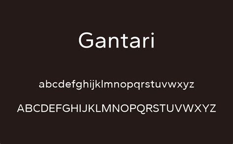 Gantari Free Font