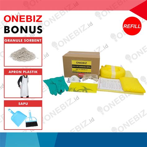 Jual Onebiz Chemical Spill Kit Liter Penyerap Cairan Kimia Gall