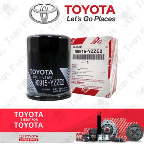 Original Toyota Oil Filter Yzze Yzze For Alphard Camry