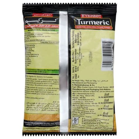 Everest Turmeric Powder 100 G JioMart