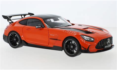 Miniature Mercedes Amg Gt I Norev Black Series C Dunkelorange