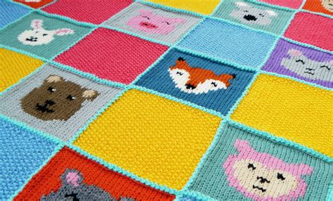 Free Knitting Patterns For Baby Blankets With Animals Free Cable Stitch Baby Knit Blanket ...