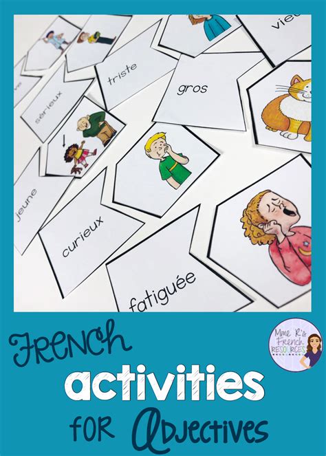 Fun And Easy Ideas For Teaching French Adjectives Mme R S French Resources French Speaking