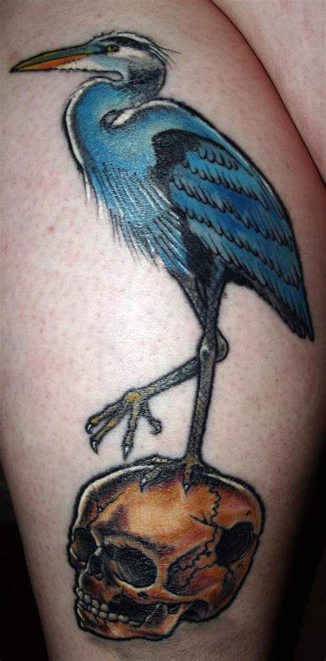 Blue Heron Tattoo by spyder-tee on DeviantArt