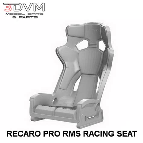 Archivo STL Asiento Recaro PRO RMS Racing En 1 24 1 43 1 18 Y 1 12