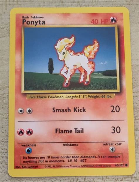 Base Set Ponyta 60 102 EN Kaufen Auf Ricardo