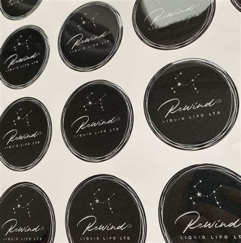 Custom Domed Stickers - Epoxin