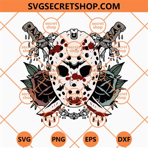 Jason Vorhees Svg Jason Svg Crystal Lake Svg Horror Svg Svg Secret