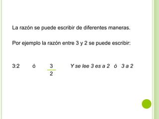 Raz N Matem Tica Y Ejemplos Ppt