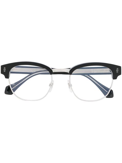 Cartier Eyewear round-frame Glasses - Farfetch