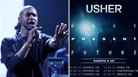 Usher Announces European Dates For The Past PRESENT Future Tour