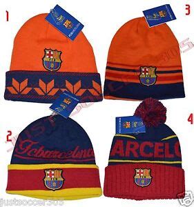 Fc Barcelona Beanie Official Winter Skull Cap Hat Authentic Messi 10