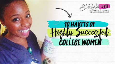 10 Habits Of Highly Successful College Women Youtube