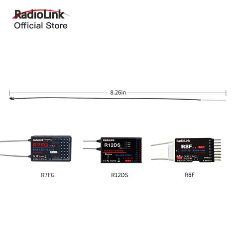 Radiolink R12DS R7FG R8F 2 4ghz Receiver Dual Antenna For Replacement