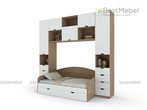 Стенка в детскую Ульяна с кроватью - 77690 р, бесплатная доставка ...