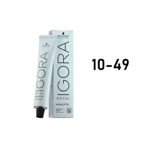 Schwarzkopf Igora Royal 10 49 Перманентный краситель экстра светлый