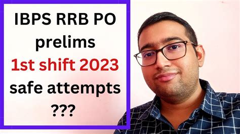 Ibps Rrb Po Prelims 1st Shift 5th Aug 2023 Exam Analysis Safe