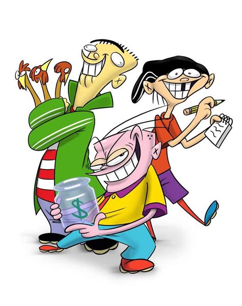 Download Ed Edd Eddy Holding Items Wallpaper