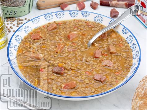 Lentejas Con Jam N El Cocinero Casero De Cuchara