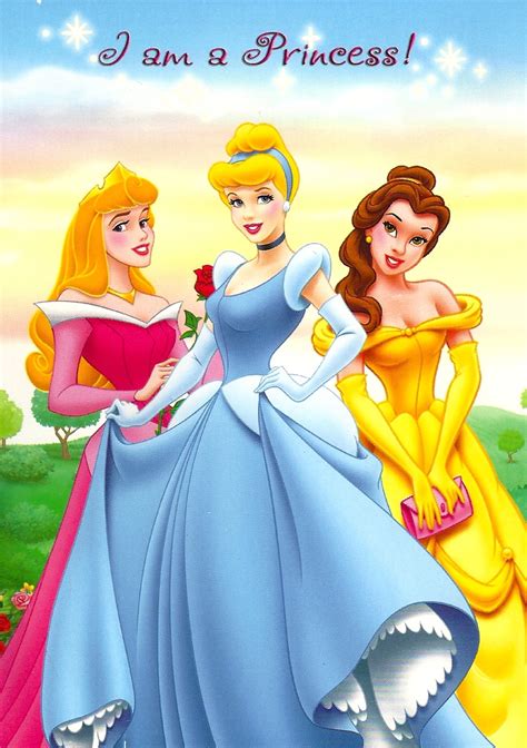 My Favorite Disney Postcards: Princesses Aurora, Cinderella, and Belle