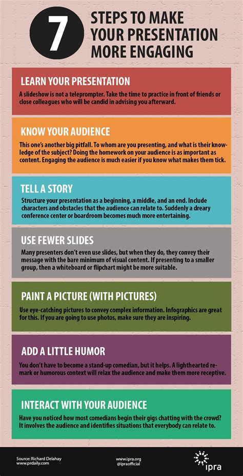 7 Steps To Make Your Presentation More Engaging How To Memorize