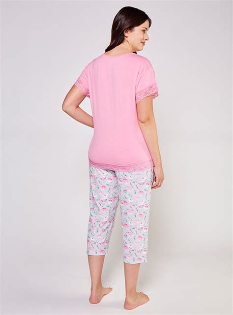 Ripley Pijama Kayser Capri Viscosa Manga Corta