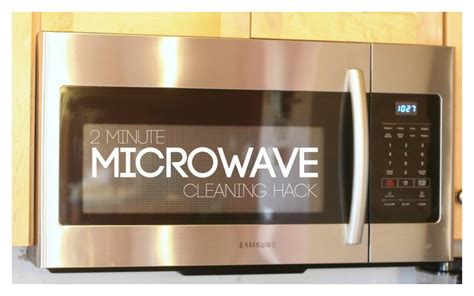 2 Minute Microwave Cleaning Hack