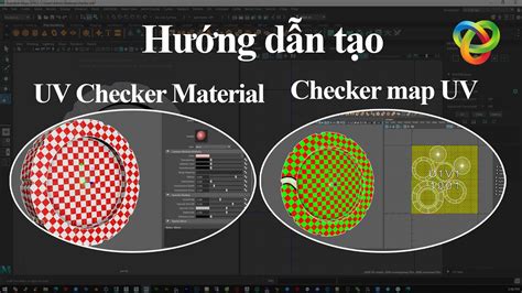 Hướng dẫn tuỳ chỉnh Checker map UV và tạo UV Checker Material trên phần