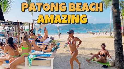 【🇹🇭 4k】phuket 2023 Patong Beach Sunset Walking Tour Thailand Youtube