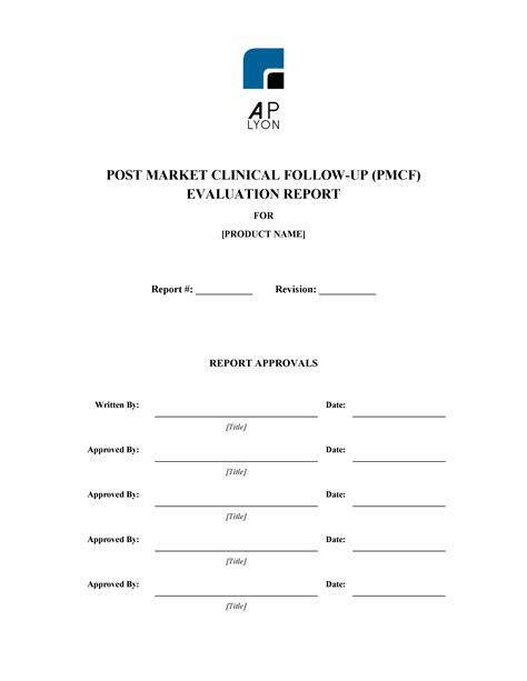 Clinical Evaluation Plan Template
