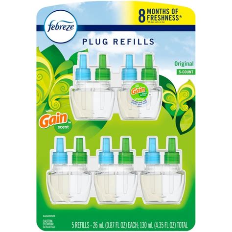 Febreze Air Freshener Refills, Gain Original (4.37 fl oz) - Instacart