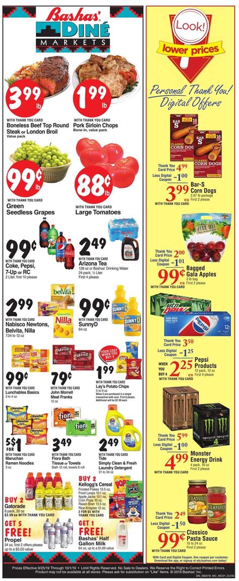 Bashas Current weekly ad 09/25 - 10/01/2019 - frequent-ads.com